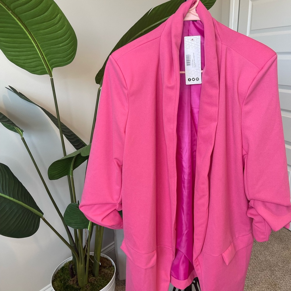 Boohoo Pink blazer